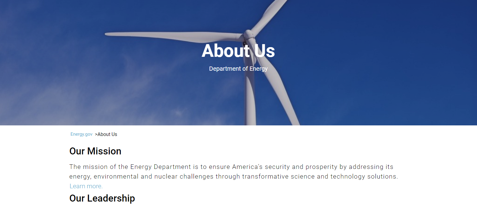 能源类外贸独立站公司介绍页设计