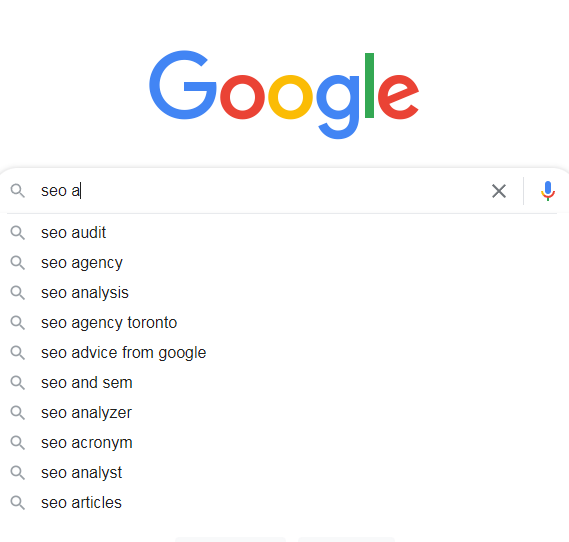 google seo精准挖词