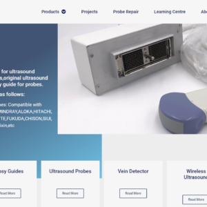 akicare医疗器械独立站电脑端截图