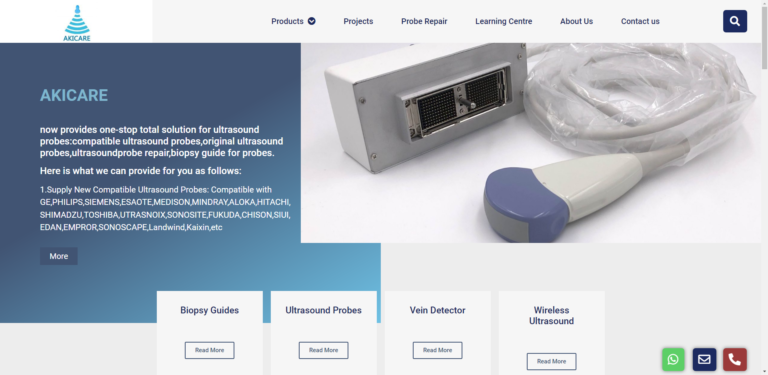 akicare医疗器械外贸独立站