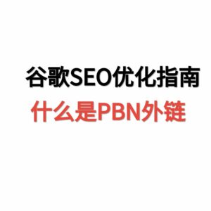 天问网络谷歌seo优化指南-什么是PBN外链