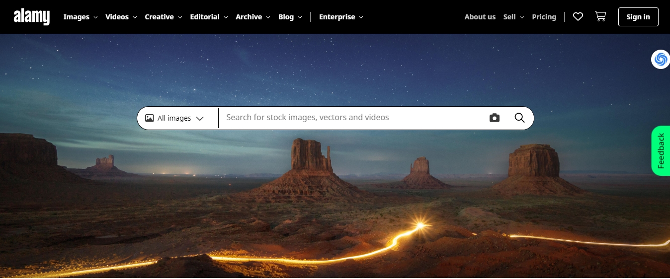 21个最好用的以图搜图的图片搜索引擎网站推荐 天问网络-b2b平台-Alamy网页界面