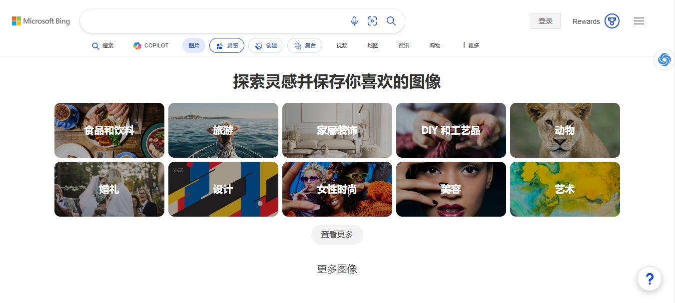 21个最好用的以图搜图的图片搜索引擎网站推荐 天问网络-b2b平台-Bing 图像搜索网页界面