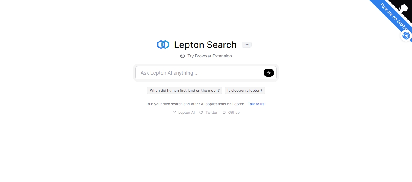 天问网络-b2b平台-Lepton Search网页界面