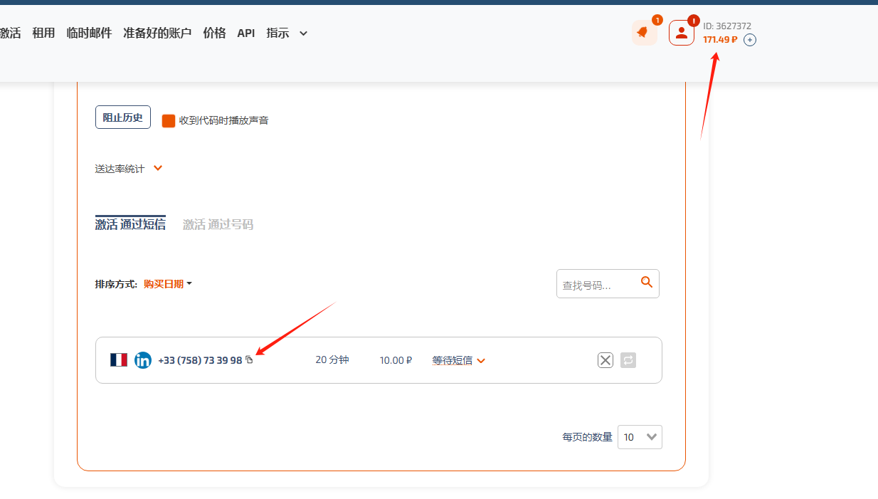 SMS-Activate教程:使用国外SMS手机号接收短信验证码 天问网络-sms-activate租用号码