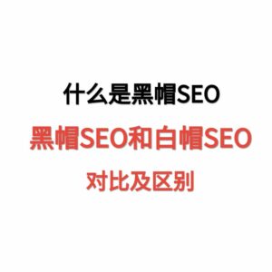 天问网络-什么是黑帽SEO-黑帽SEO和白帽SEO的区别