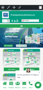 Chnmingou Wipes湿纸巾外贸独立站