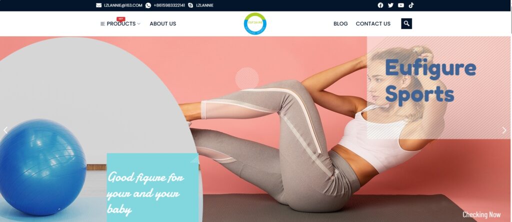 Ufigure Sports Goods运动玩具外贸独立站