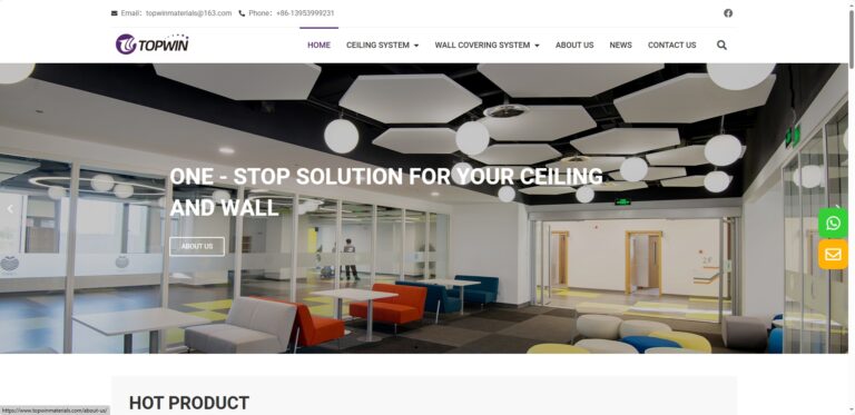 Topwin Materials建材外贸独立站