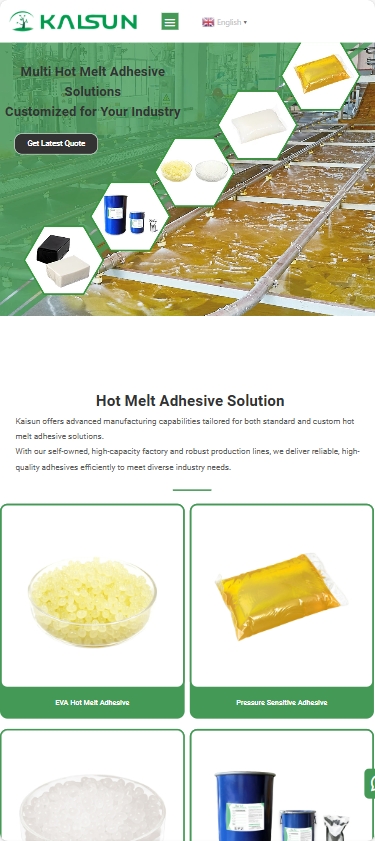 Kaisun Adhesives胶粘剂制造外贸独立站