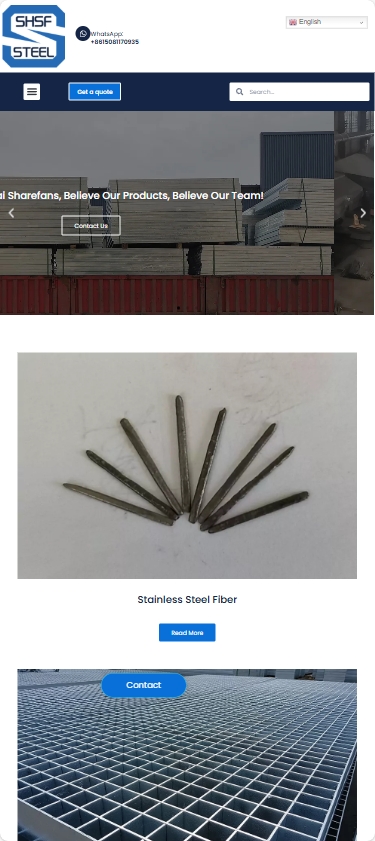 SHSF钢材外贸独立站