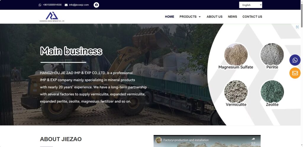 Jiezhao建筑材料与设备制造外贸独立站