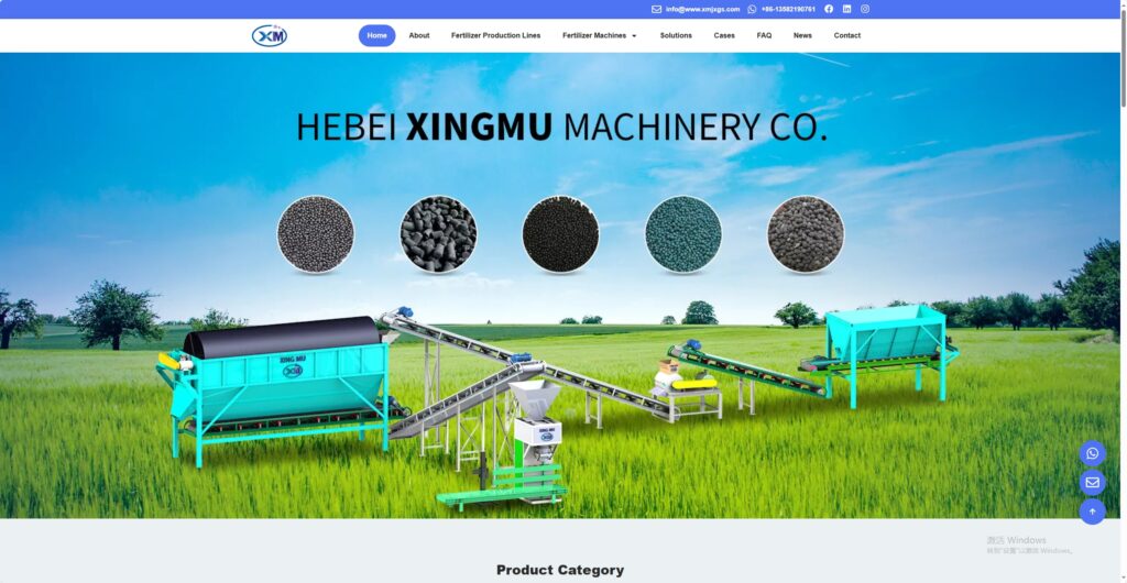 合作案例:外贸独立站与谷歌SEO的真实项目样本 XING MU机械制造外贸独立站