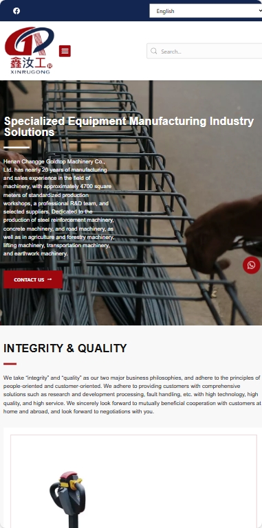 Goldtop Machinery机械制造与供应外贸独立站