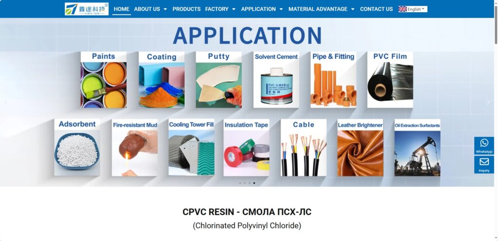 Xintu Chemical化学品制造与供应外贸独立站
