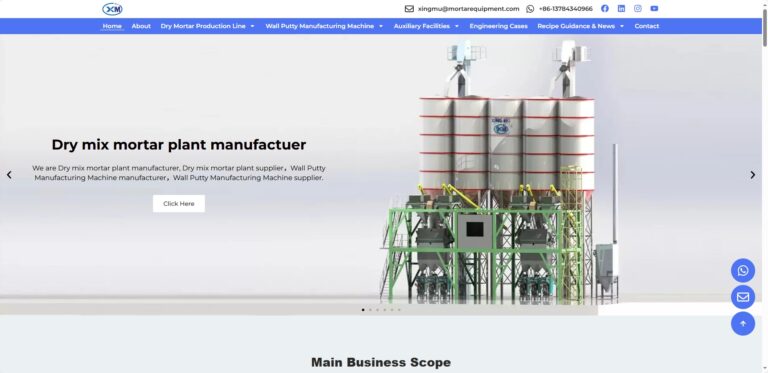 Mortar Equipment建筑设备与材料外贸独立站