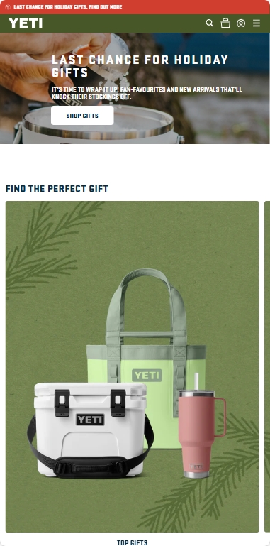 YETI UK户外用品外贸独立站