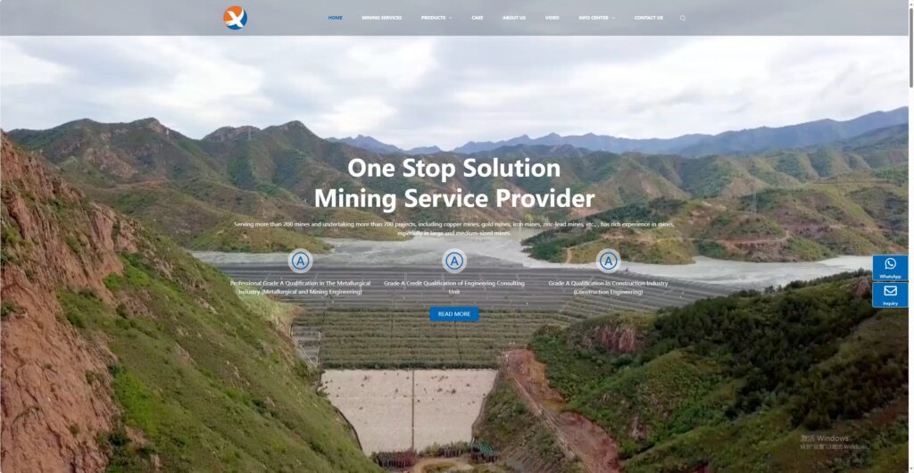 lY&X Beijing Technology矿业设备外贸独立站