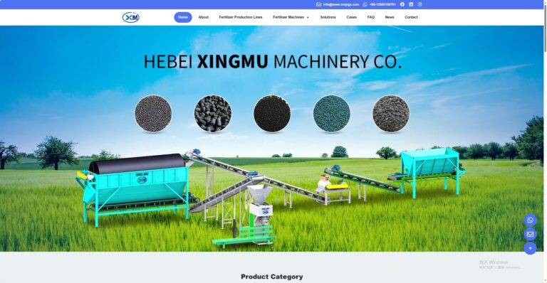 XING MU机械制造外贸独立站