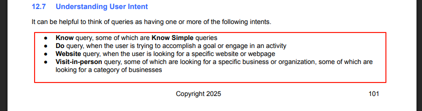 搜索质量评估指南中的用户意图分类