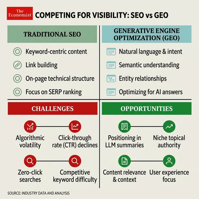 GEO与AI搜索优化矩阵图
